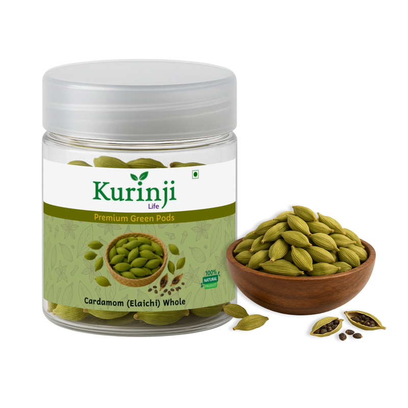 Kurinji Life Premium Green Cardamom Pods 35gm