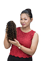 Kinky Knot Curly Bun