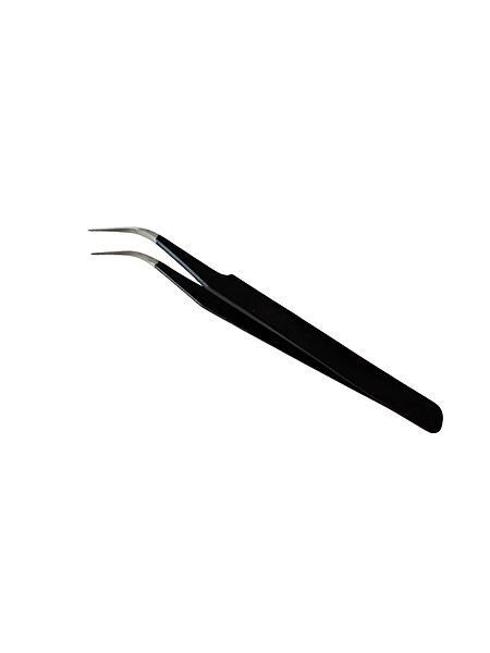 TW2 Tweezer Curved, No 7A, Black