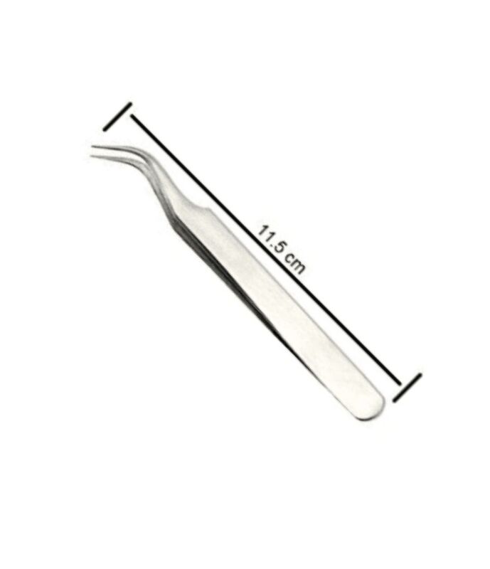 TW2 Tweezer Curved, No 7A, Steel