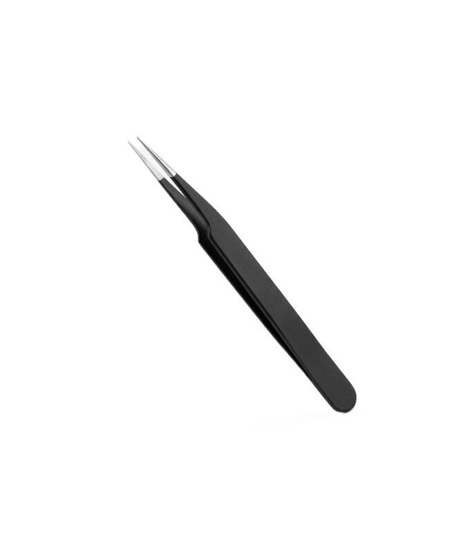 TW7 Tweezer Straight, No 5A, Black