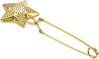 ST25 Star Shape Tea Infuser with Handle (Golden)