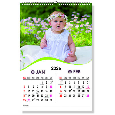 2026 Nature’s Little Wonder Wall Calendar