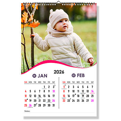 2026 Cozy Seasons Wall Calendar