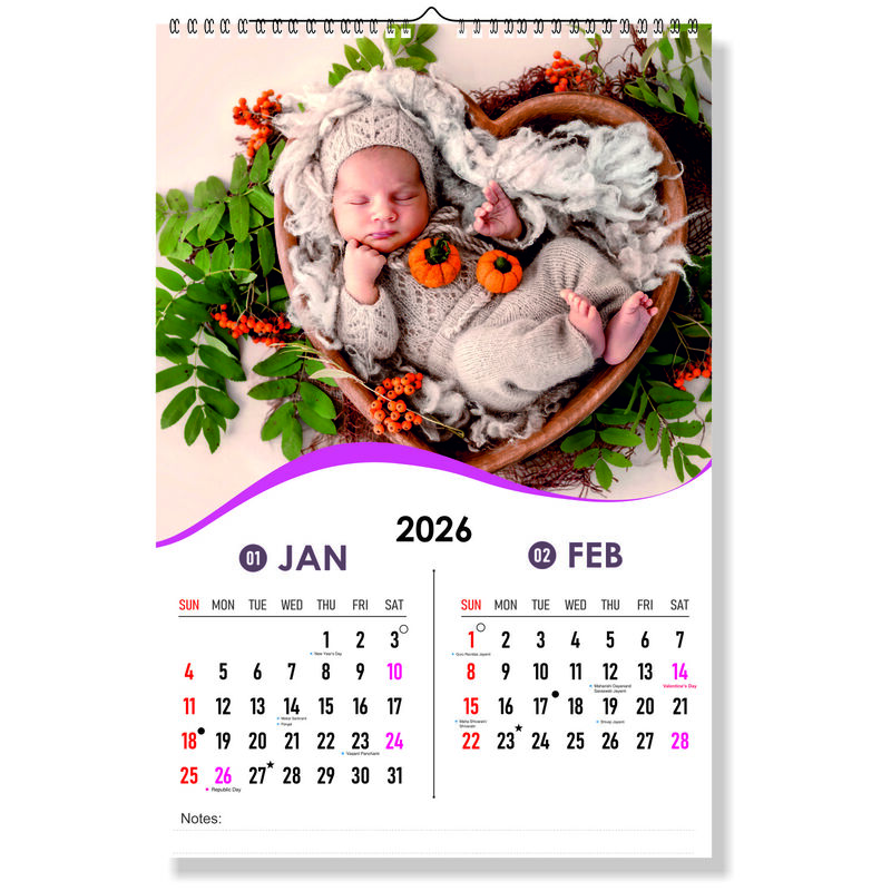2026 Cozy Nest Wall Calendar