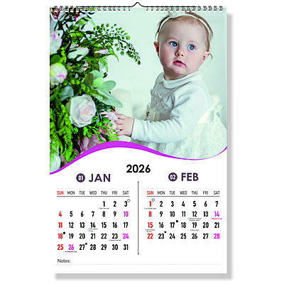 2026 Little Angel Wall Calendar