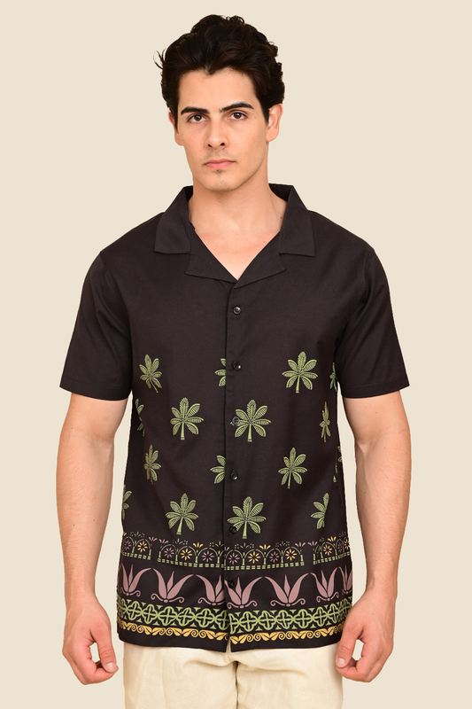 Men's Sunlit Scrolls Printed Shirt