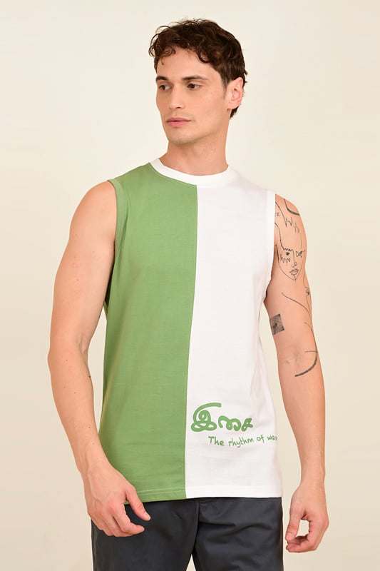 Men's Printed Muscle Vest