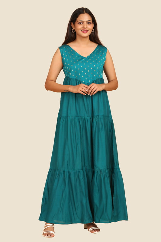 Women Tiered Ethnic Dress