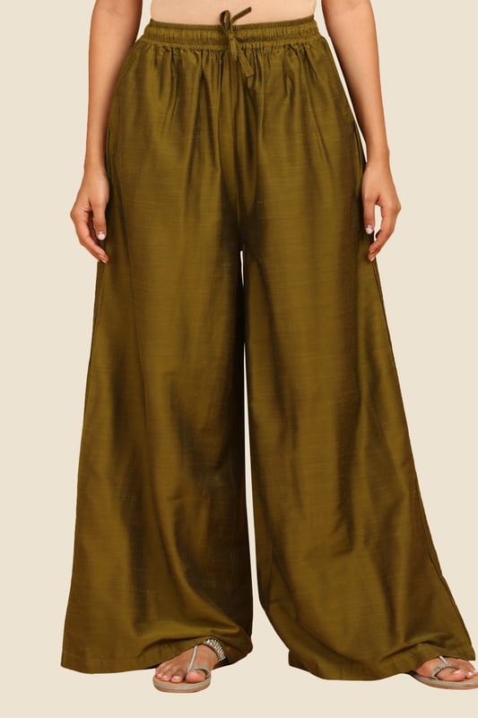 Women's Flared Solid Palazzo