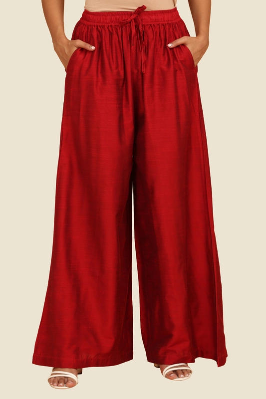 Women's Flared Solid Palazzo