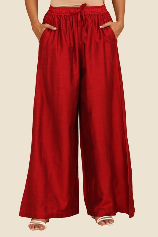 Women's Flared Solid Palazzo