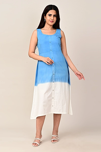 Women's Ombre Dip Dye Dress