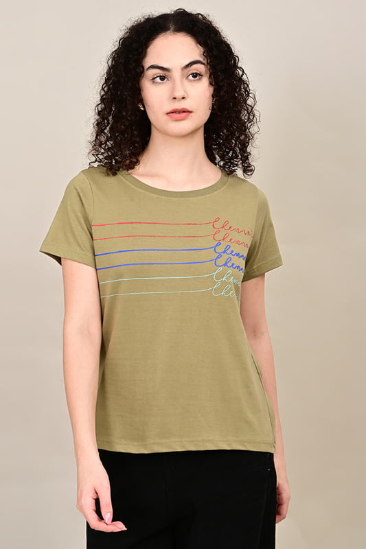 Women's Madrascape Wideneck T-Shirt