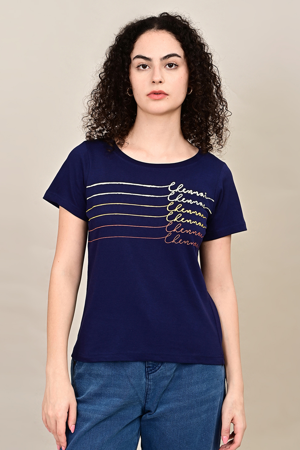 Women's Madrascape Wideneck T-Shirt
