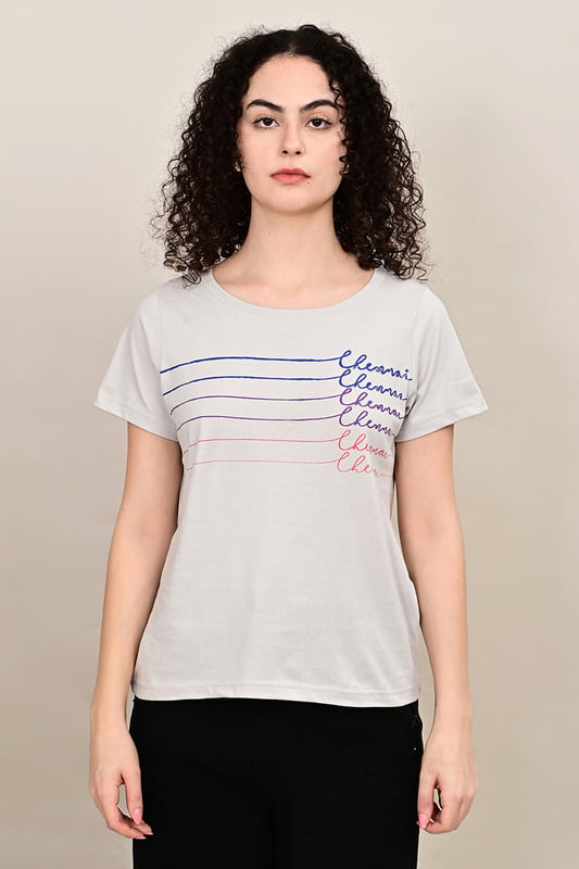 Women's Madrascape Wideneck T-Shirt