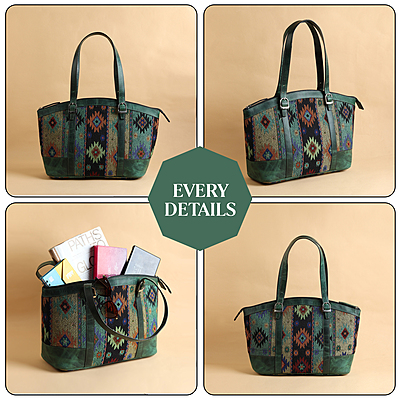 SATCHEL BAGS GREEN