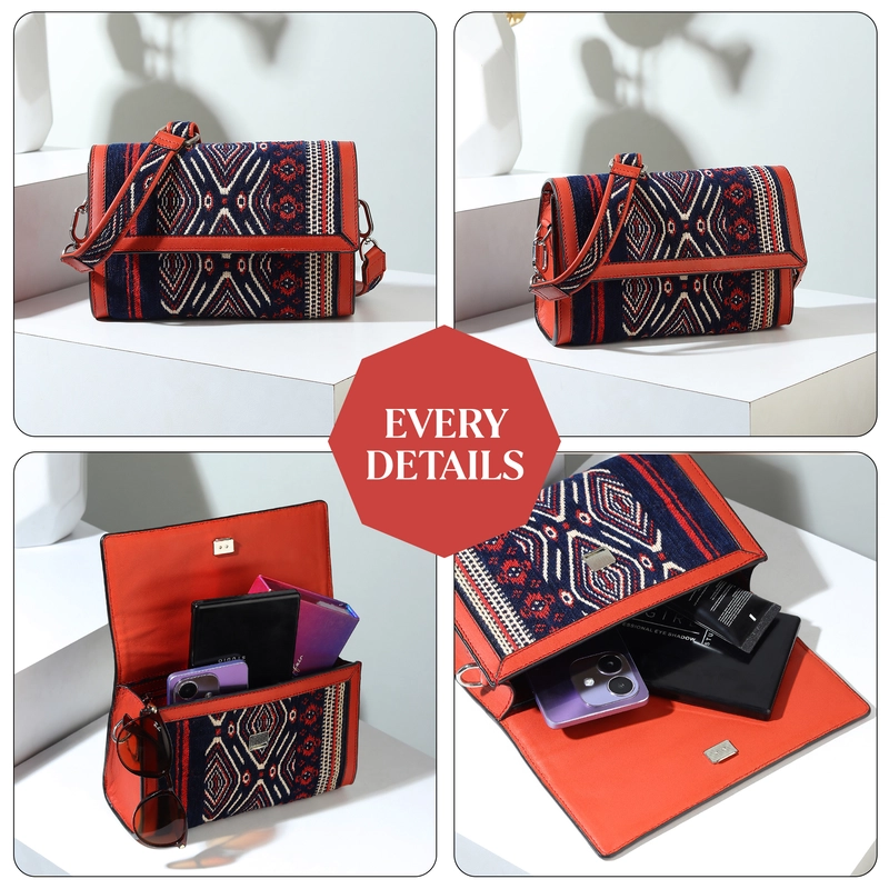 CROSS BODY FLAP ROJA