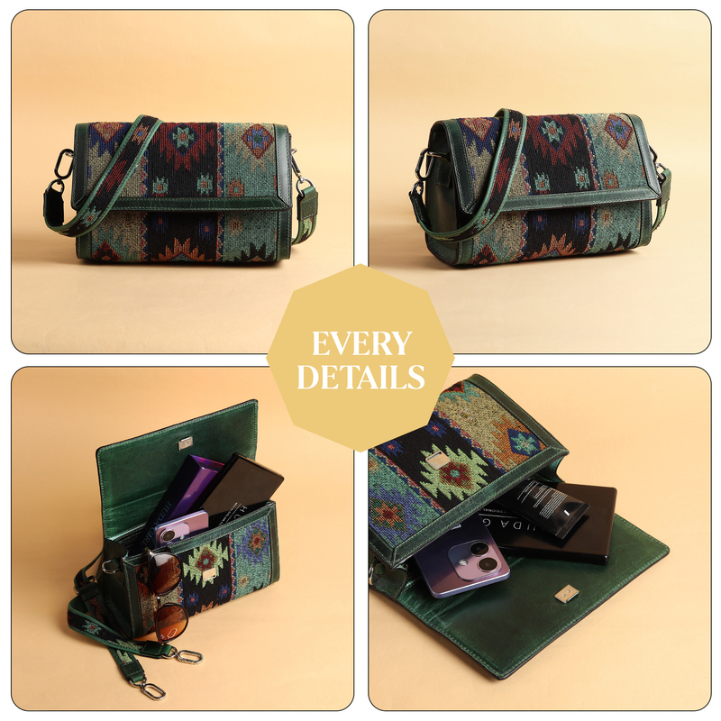 CROSS BODY FLAP VERDE