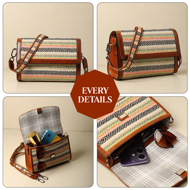 CROSS BODY FLAP TOSTADO