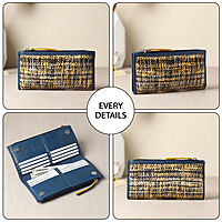 LONG ZIP WALLET AZUL