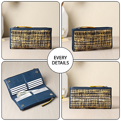 LONG ZIP WALLET AZUL