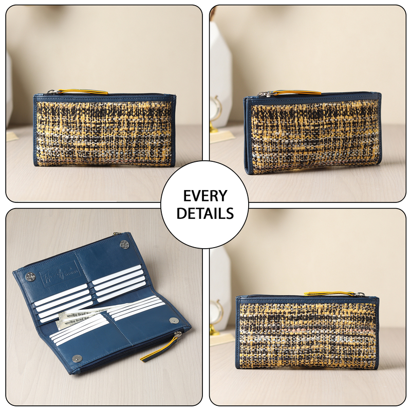 LONG ZIP WALLET AZUL