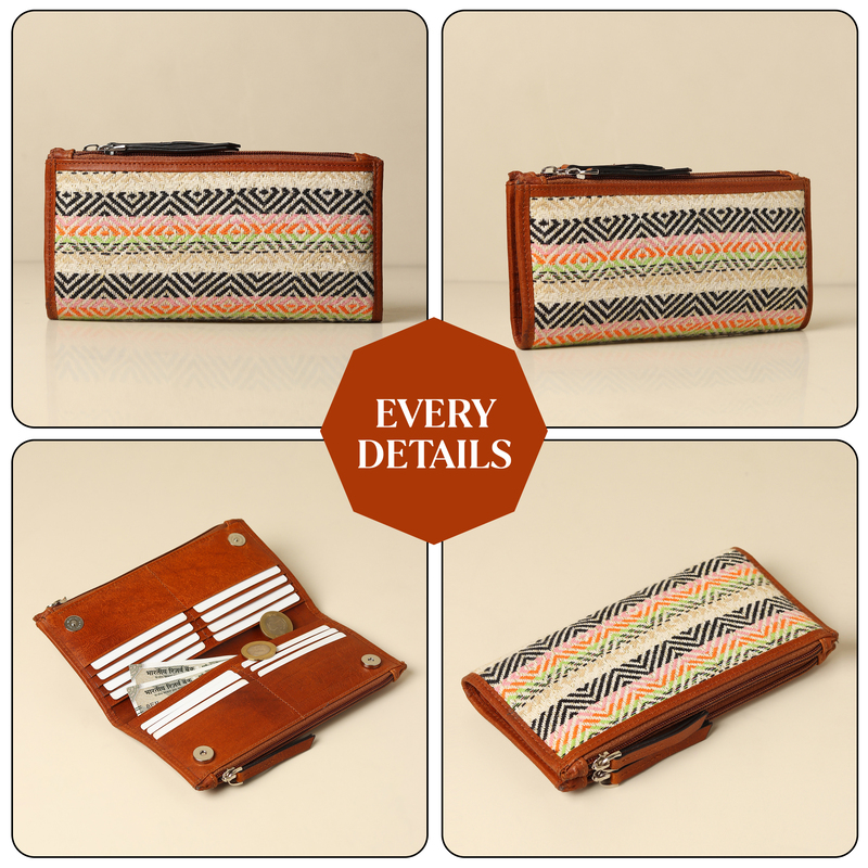 LONG ZIP WALLET TOSTADO