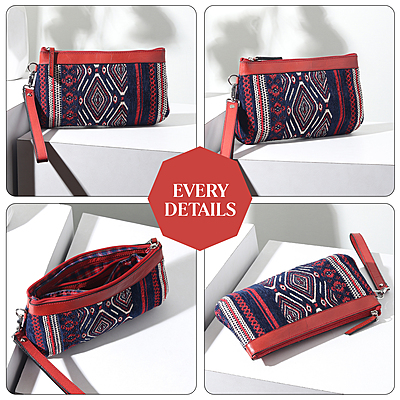 WRISTLET CLUTCH ROJA