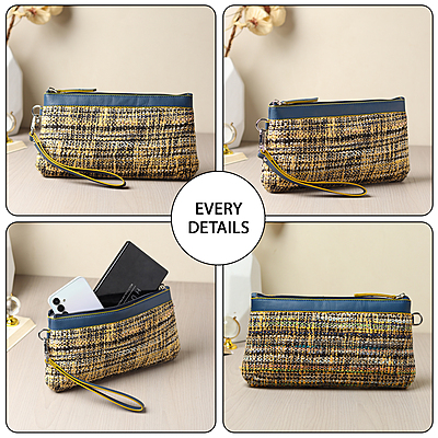 WRISTLET CLUTCH AZUL