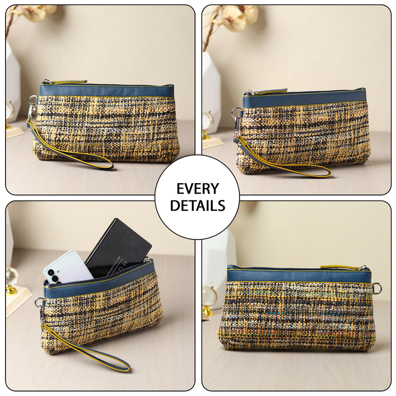WRISTLET CLUTCH AZUL