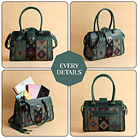 SATCHEL SILOUETTE VERDE