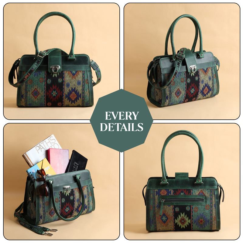 SATCHEL SILOUETTE VERDE