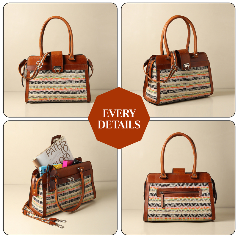 SATCHEL SILHOUETTE TOSTADO