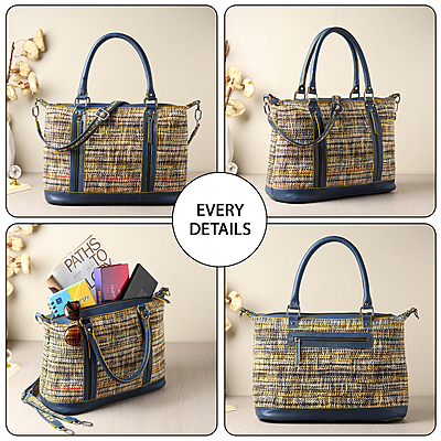 CONVERTABLE SATCHEL AZUL