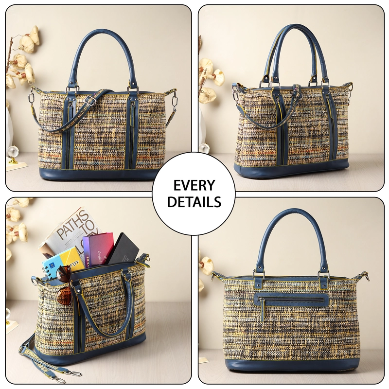 CONVERTABLE SATCHEL AZUL