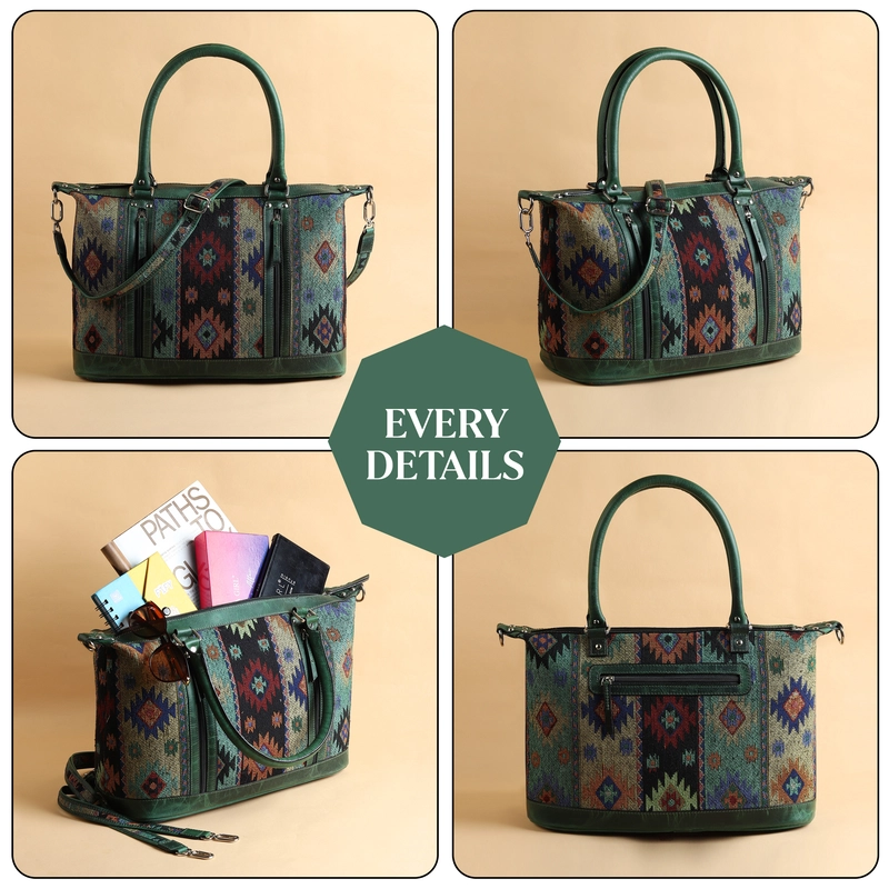 CONVERTABLE SATCHEL VERDE