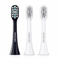 Oracura SB300 Sonic Smart Electric Toothbrush Head Refills – Pack of 3
