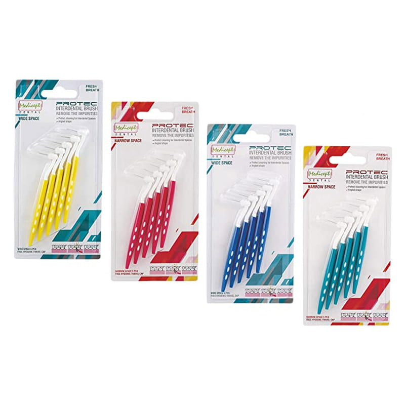 Medicept Protec Angled Interdental Brush – Pack of 5