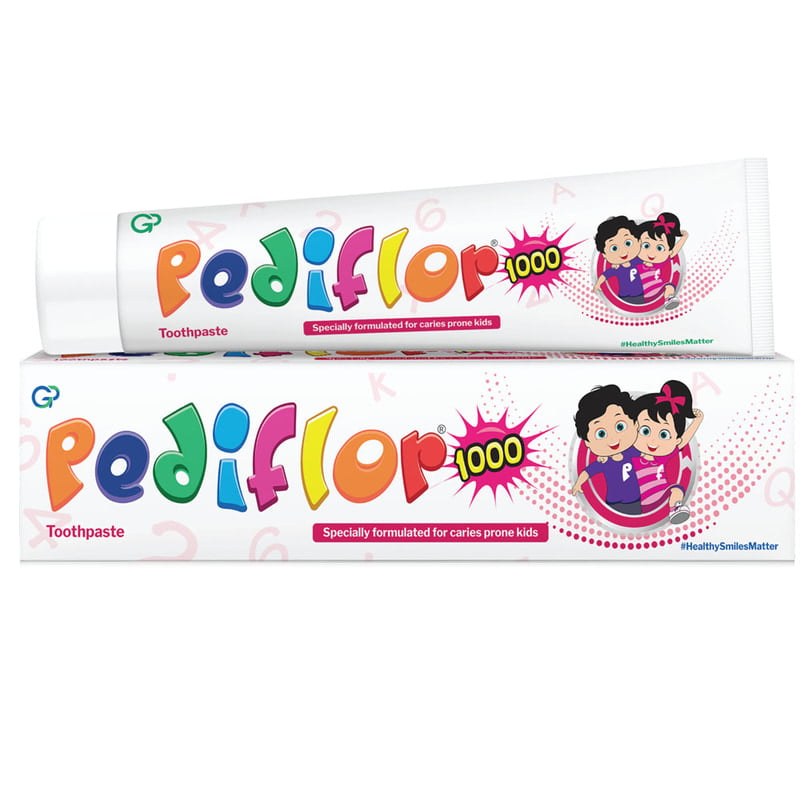 Group Pharma Pediflor 1000 Toothpaste 70gm – Pack of 6