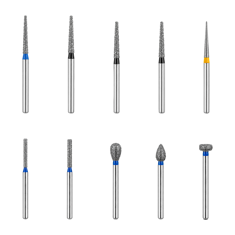 NewDiamond FG-119 Porcelain Crown Preparation FG Airotor Bur Kit – 10 Burs