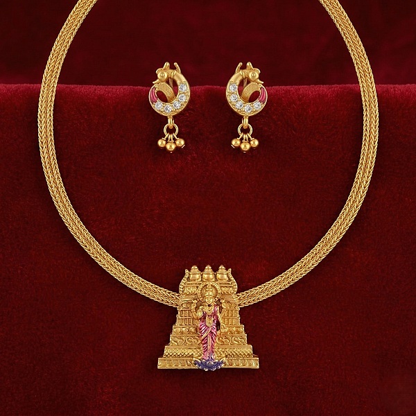 Goddess Pendant Necklace Set