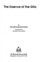 The Essence of the Gita