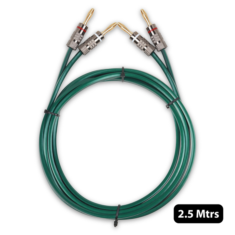 Hi-end Pure Copper Hifi Audio Bulk Cable OFC 16AWG 8MM Thikness with copper banana pins attached