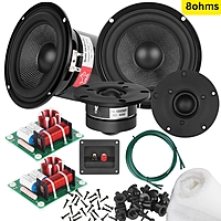 DS52KIT 5.25" 8OHMS HIFI BOOKSHELF DIY SET DS52KIT 5.25" 8OHMS HIFI BOOKSHELF DIY SET