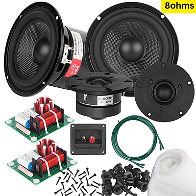 DS52KIT 5.25" 8OHMS HIFI BOOKSHELF DIY SET DS52KIT 5.25" 8OHMS HIFI BOOKSHELF DIY SET