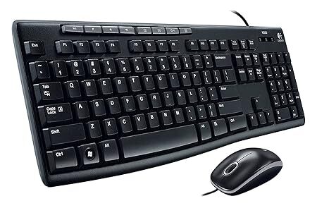 Logitech Keyboard & Mouse MK200