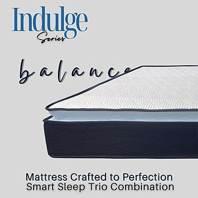 Neev Indulge 8 Inches Mattress with Neev Retractable Fan Neev Indulge 8 Inches Mattress with Neev Retractable Fan