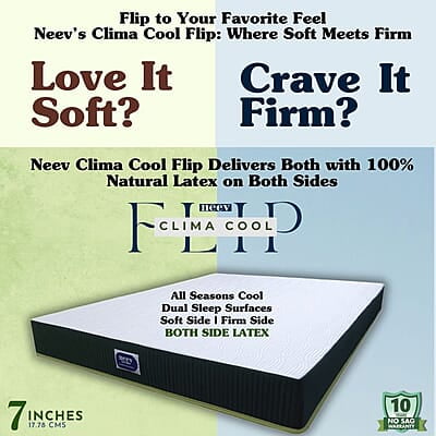 Neev Clima Cool Flip 7'' Mattress Neev Clima Cool Flip 7'' Mattress