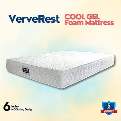Neev 6 Inches VerveRest Cool Gel Foam Mattress
